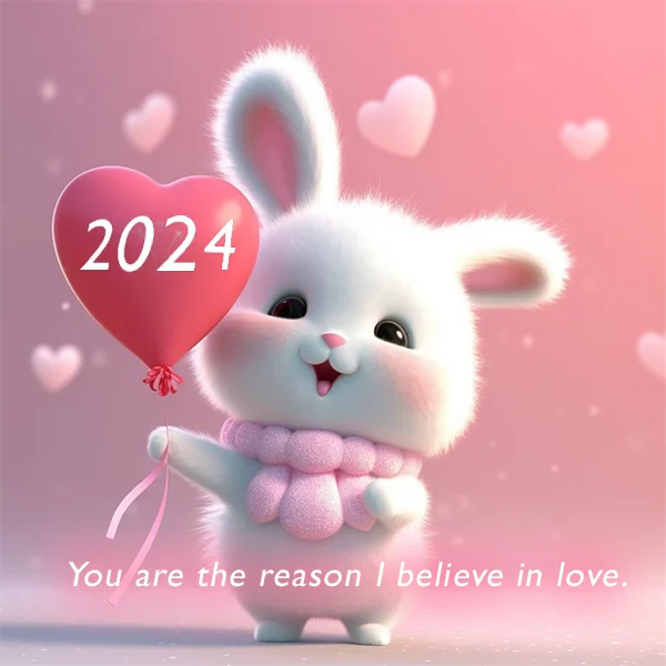Let's unlock a year of joy together in 2024! You are the reason I believe in love. 