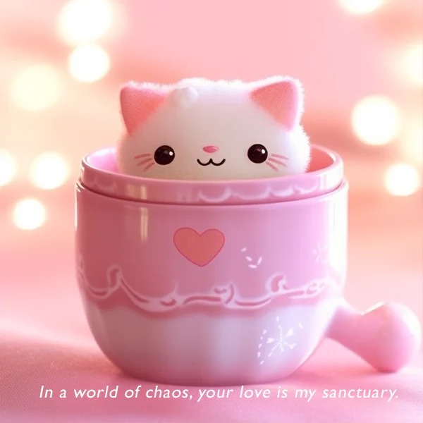 Cute love quote most cute cat in the world Cute love quote most cute cat in the world
