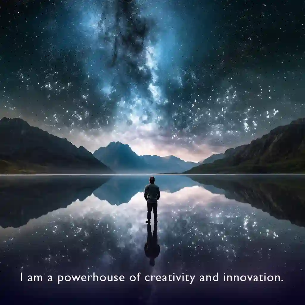 I am a powerhouse of creativity and innovation. Affirmation for success. 