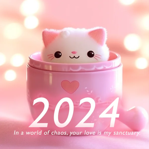 Your love is my sanctuary. 2024 love quote. 