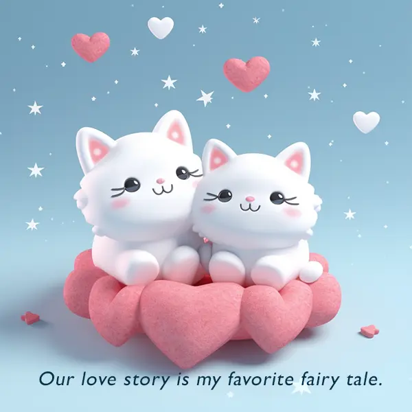 Our love story is my favorite fairy tale. Super cute heartwarming quote. Our love story is my favorite fairy tale. Super cute heartwarming quote.
