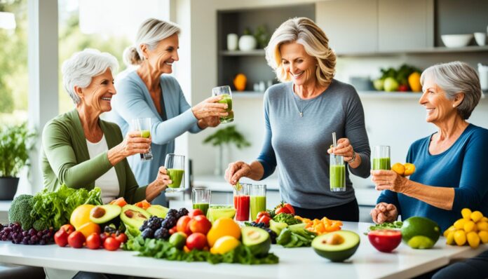nutrition guidelines specifically designed for women in their 50s and beyond.