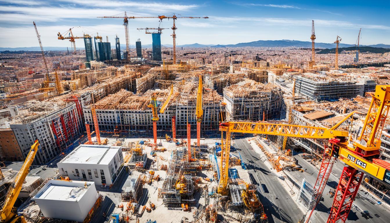 Construction boom in Spain